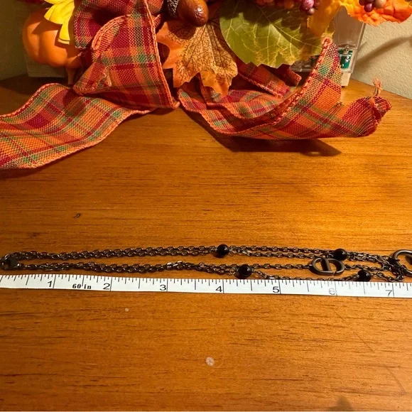 Dior Gunmetal Chain Necklace - Picture 5 of 5